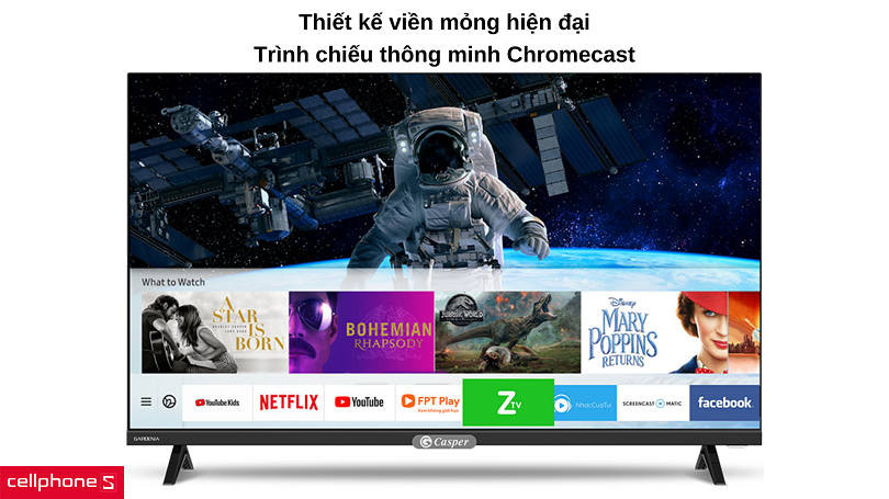 Đánh giá thiết kế Smart TV Casper 32HX6200