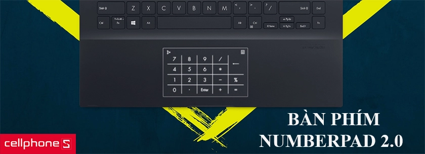 àn phím Numberpad 2.0 đặc biệt