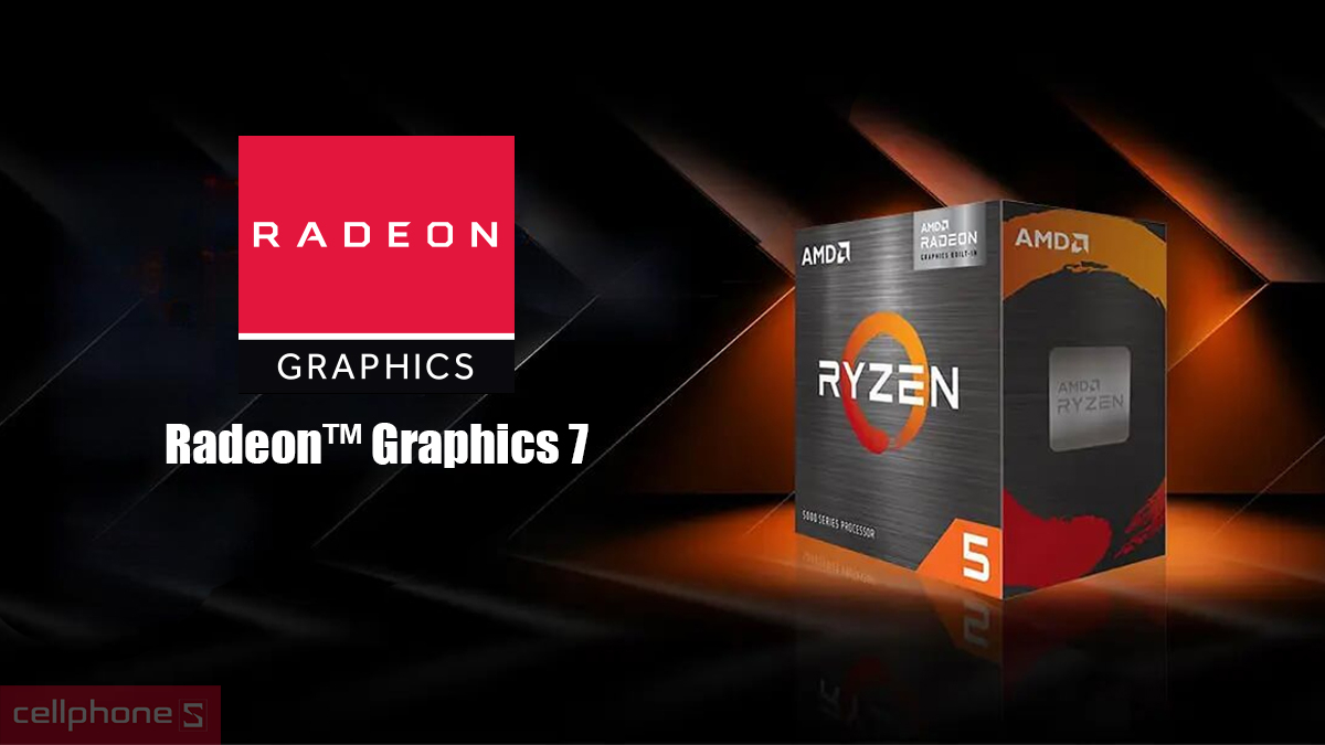 GPU tích hơp và bộ nhớ cache trên CPU AMD Ryzen 5 5600GT (MPK)