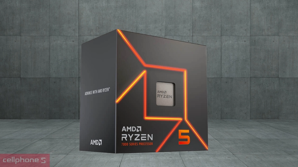 Tốc độ xử lý, socket của CPU AMD Ryzen 5 7500F (Tray)