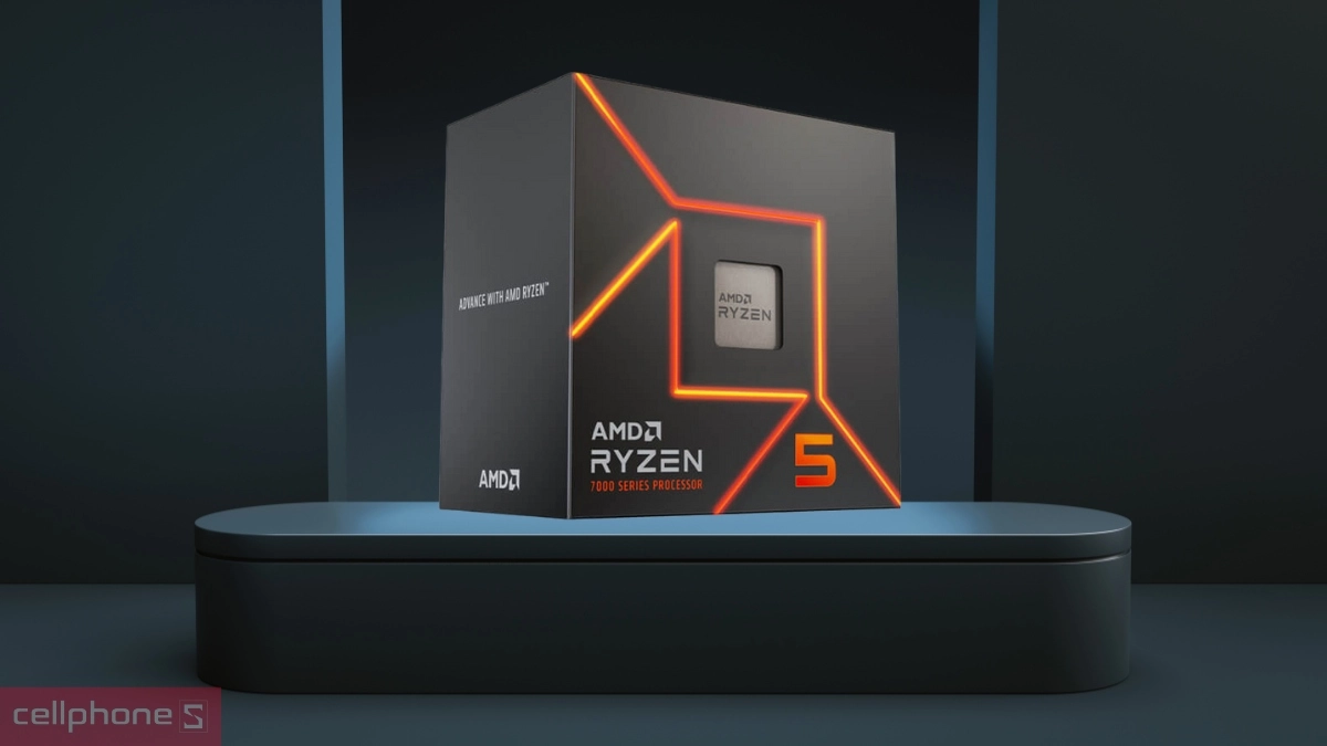 Số nhân - Số luồng của CPU AMD Ryzen 5 7500F (Tray)