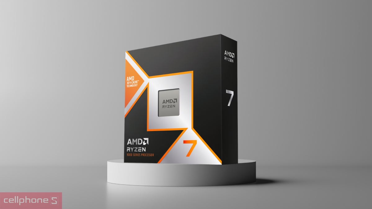 Sức mạnh CPU AMD Ryzen 7 9850X3D TRAY