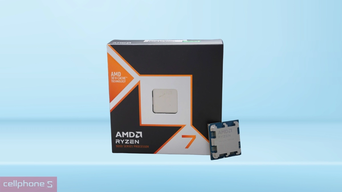 Khả năng đa nhiệm CPU AMD Ryzen 7 9850X3D TRAY
