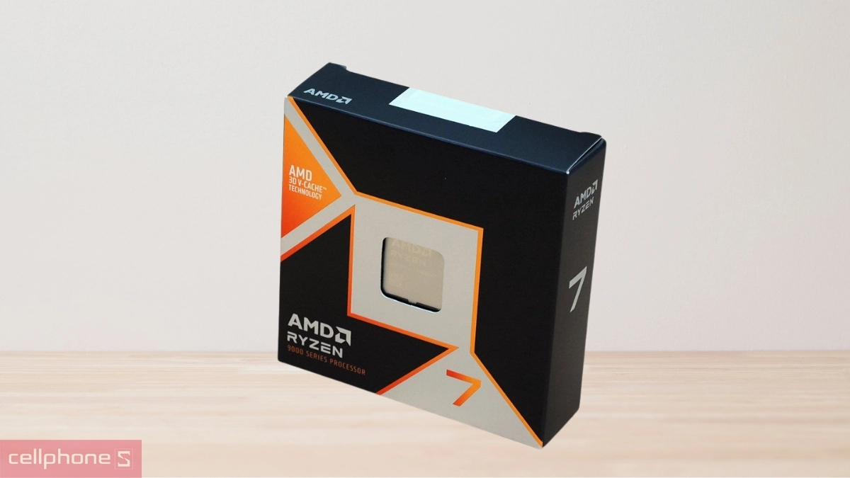 Bộ nhớ cache CPU AMD Ryzen 7 9850X3D TRAY