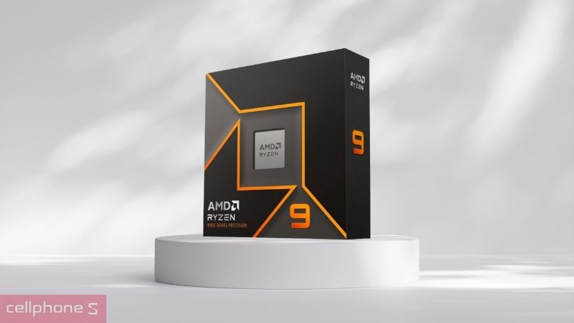 CPU AMD Ryzen 9 9900X cấu hình mạnh mẽ mạnh mẽ, tối ưu năng lượng