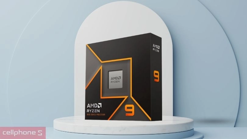 CPU AMD Ryzen 9 9900X cấu hình mạnh mẽ mạnh mẽ, tối ưu năng lượng