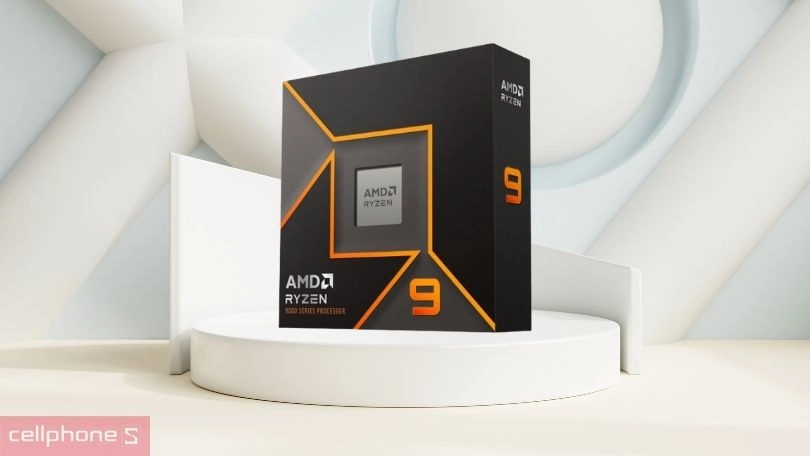 CPU AMD Ryzen 9 9900X cấu hình mạnh mẽ mạnh mẽ, tối ưu năng lượng