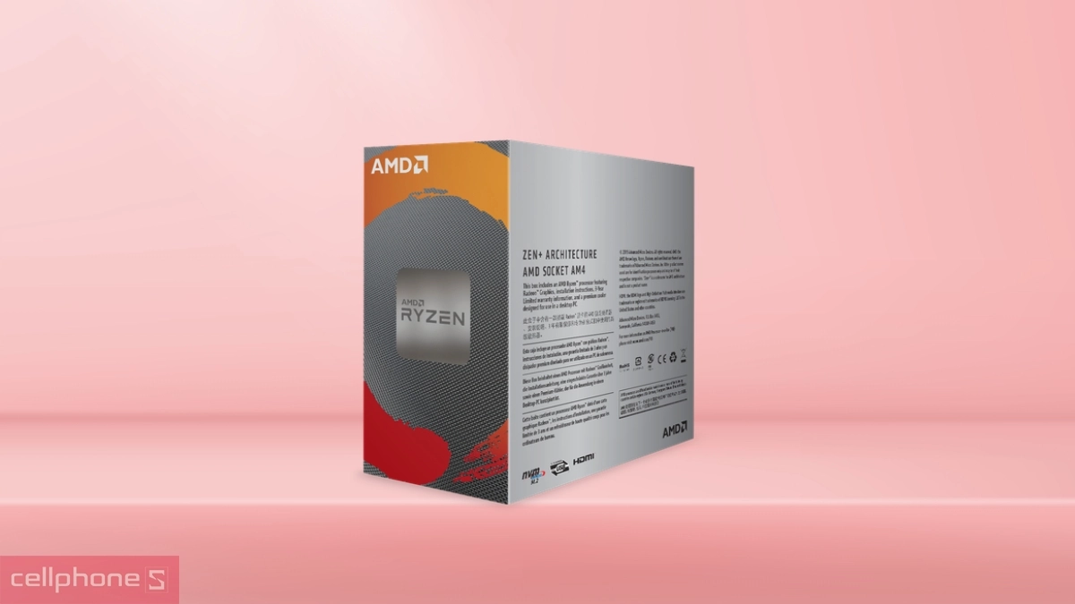 Tốc độ xử lý tối đa 4.0 GHz và tương thích Socket AM4