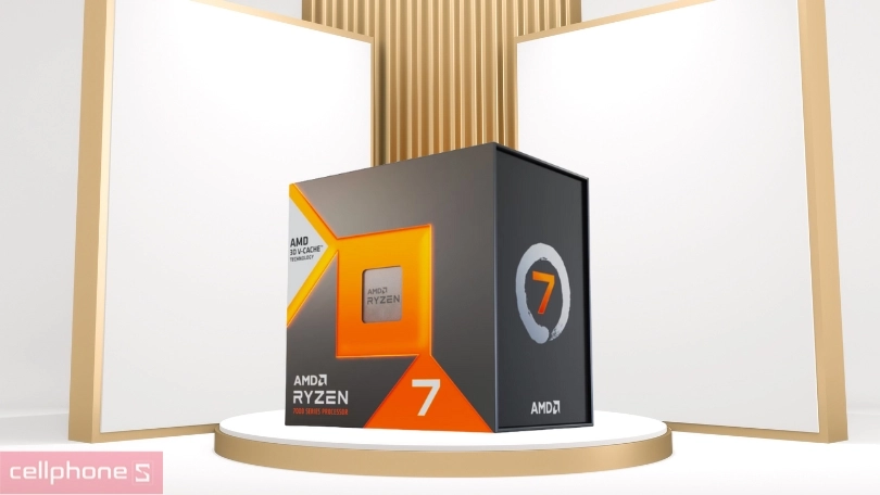Cấu trúc CPU AMD Ryzen 7 7800X3D Wof Tray