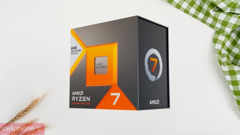 Điện năng tiêu thụ CPU AMD Ryzen 7 7800X3D Wof Tray