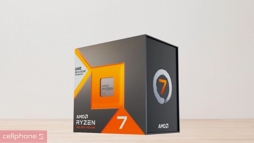 Cấu trúc CPU AMD Ryzen 7 7800X3D Wof Tray