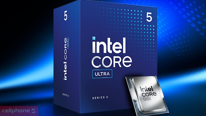 CPU Intel Core Ultra 5 225F - Tốc độ xử lý nhanh, tương thích ổn định