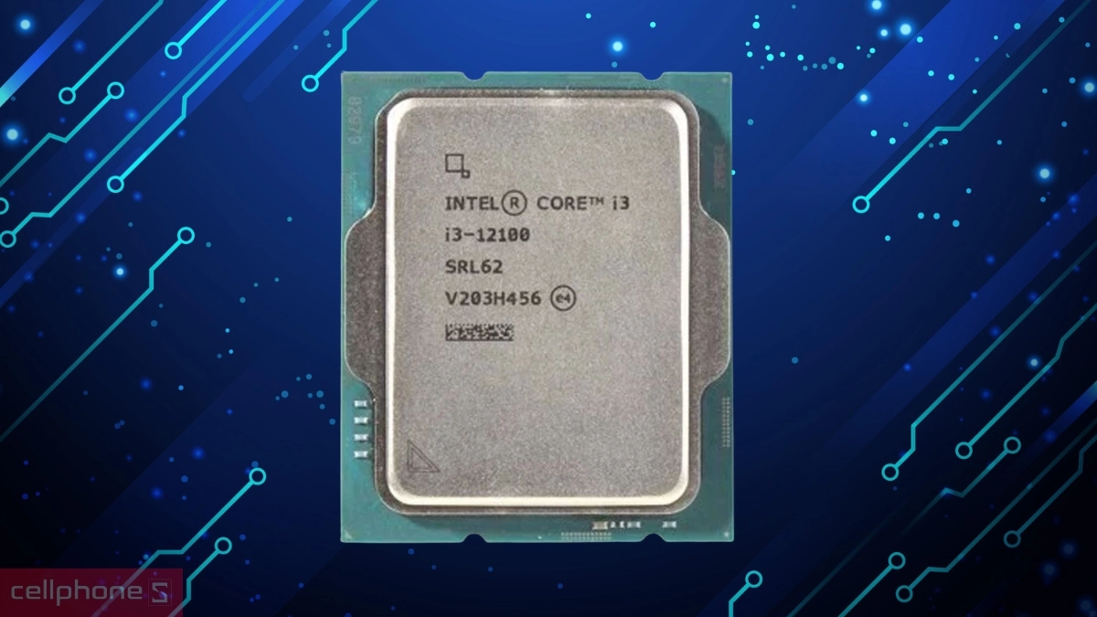Tốc độ xử lý nhanh ấn tượng của CPU Intel Core i3 12100 (Tray)