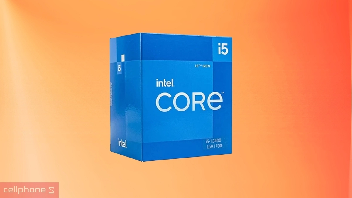 Công suất CPU Intel Core i5-12400 Tray