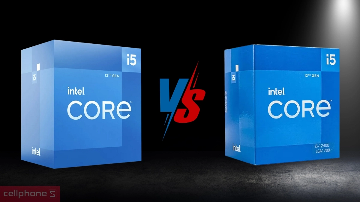 So sánh CPU Intel Core i5-12500