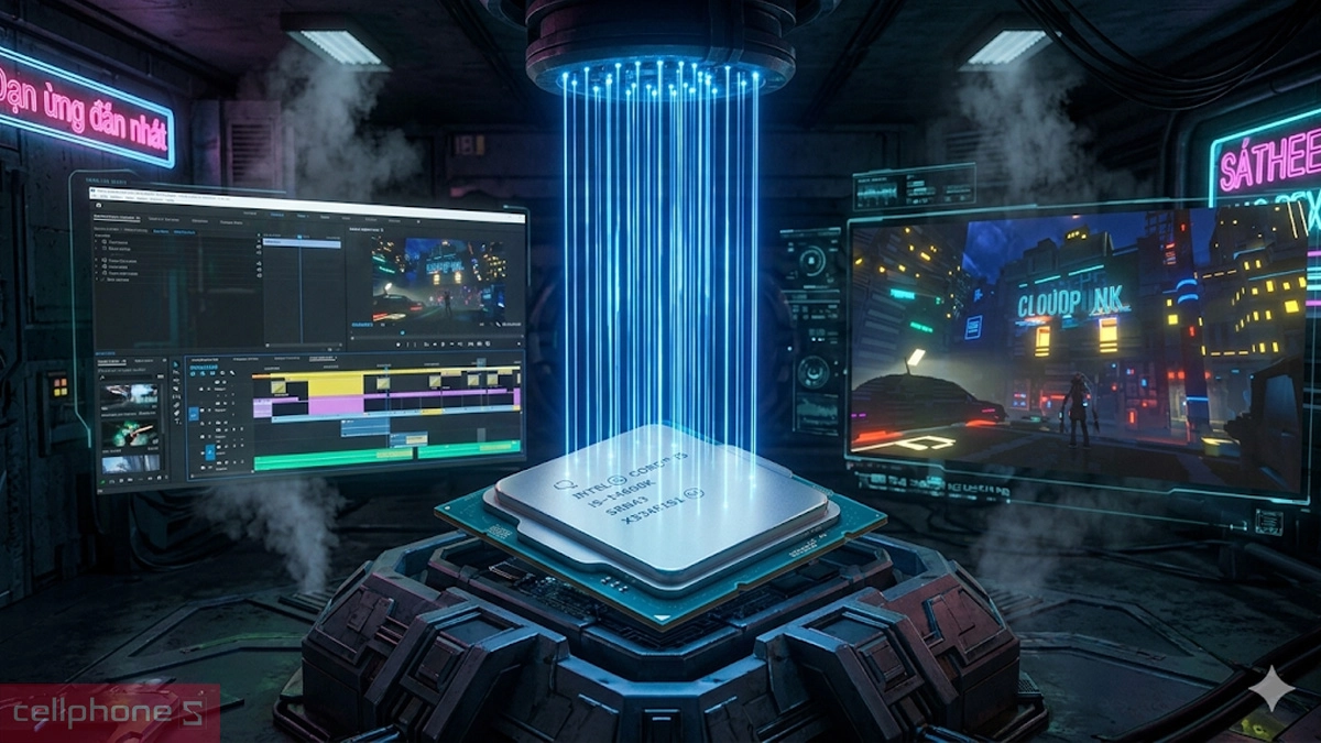 Hệ thống đa nhân, luồng mạnh mẽ của CPU Intel Core i5 14600K (Tray)