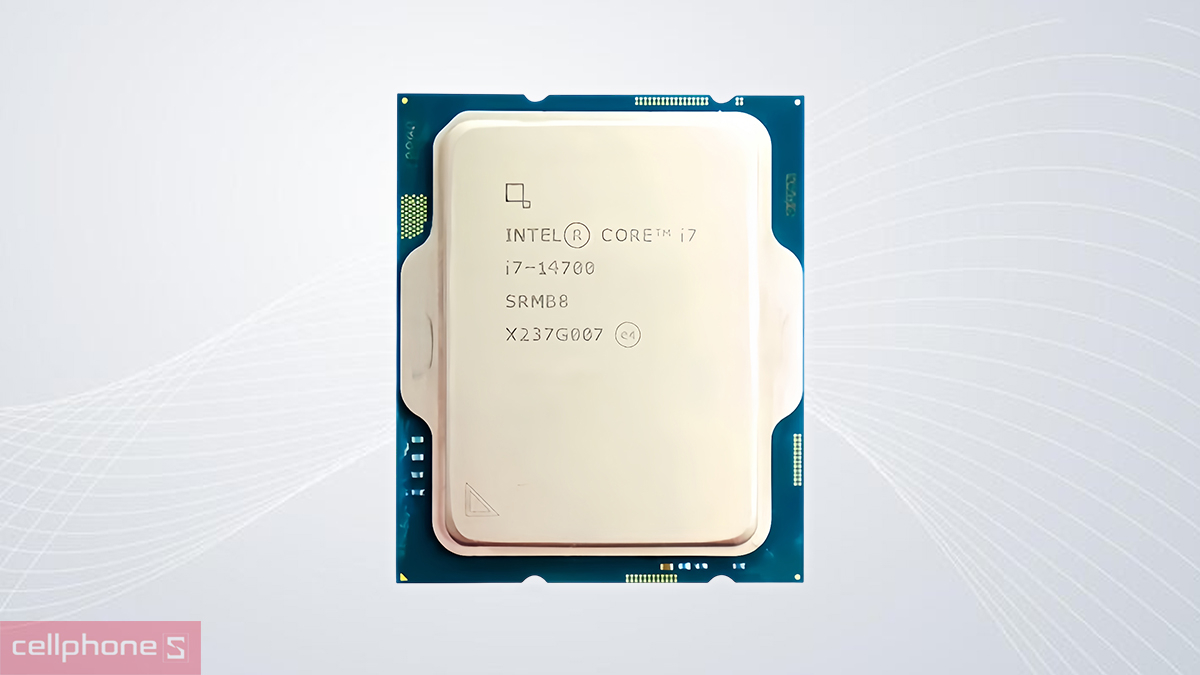Bộ nhớ Cache lớn, khả năng tương thích ấn tượng của CPU Intel Core i7-14700 (Tray)