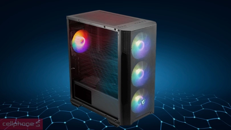 Case máy tính MSI Mag Forge M100A 4Fan RGB