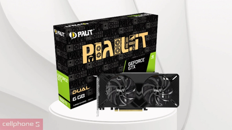 VGA Palit GTX 1660TI Dual 6G GDDR6 - Hiện đại, hiệu suất cao