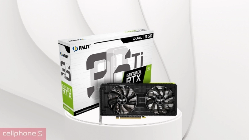 Card màn hình Palit RTX 3060Ti Dual 8G GDDR6