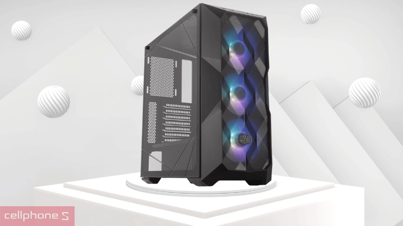 Case CoolerMaster MASTERBOX TD500 TG MESH ARGB - Hoàn thiện chắc chắn