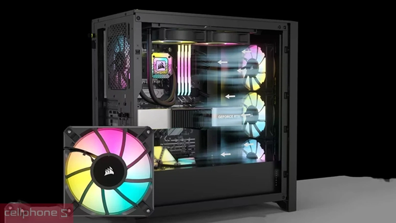 Thiết kế case máy tính Corsair 5000D Airflow Core