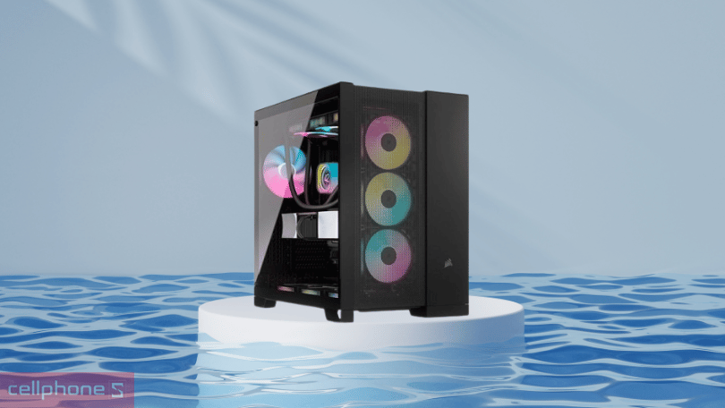 Case máy tính Corsair 6500D Airflow Tempered Glass Mid-Tower - Hỗ trợ lắp đặt đa dạng linh kiện