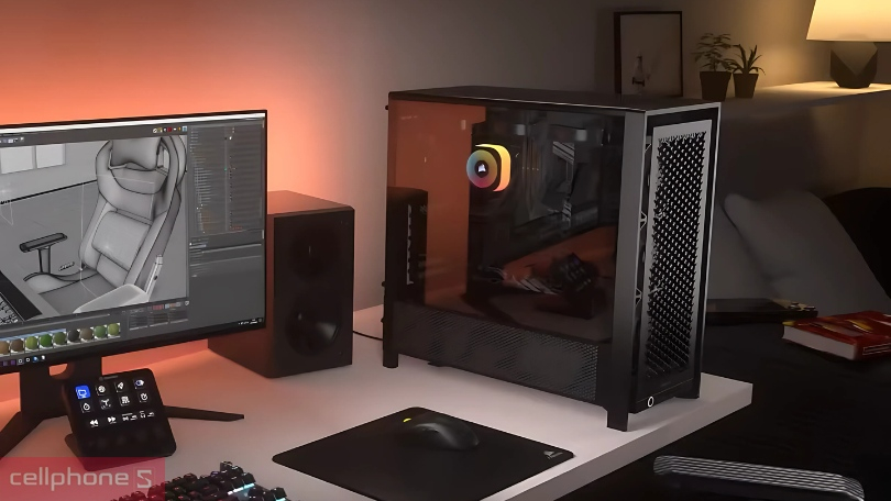 Thiết kế case máy tính Corsair Frame 4000D