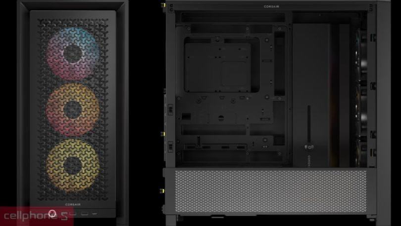 Hệ thống gắn quạt trên case máy tính Corsair Frame 4000D RS ARGB