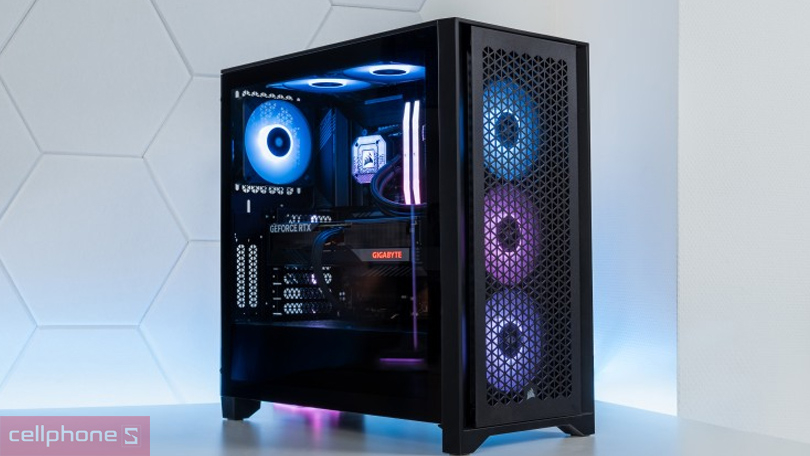 Thiết kế Case máy tính Corsair iCUE 4000D RGB Airflow