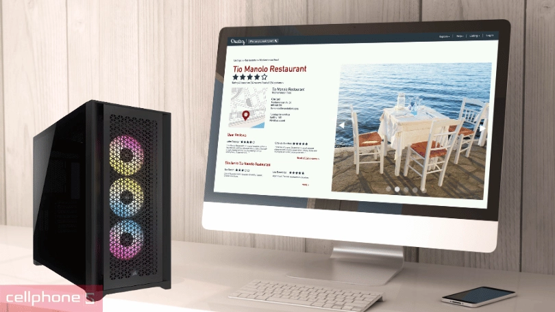 Thiết kế case máy tính Corsair iCUE 5000T RGB (ATX)