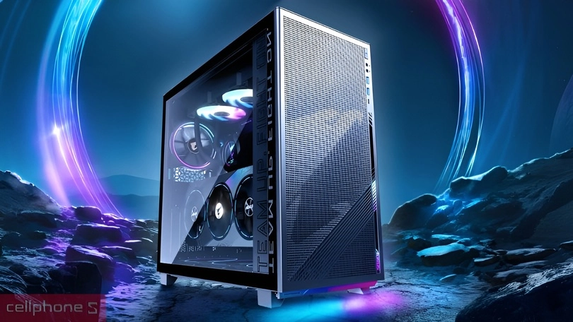 Case máy tính Gigabyte Aorus C400 Glass - Bo mạch chủ ATX, Hub kết nối ARGB