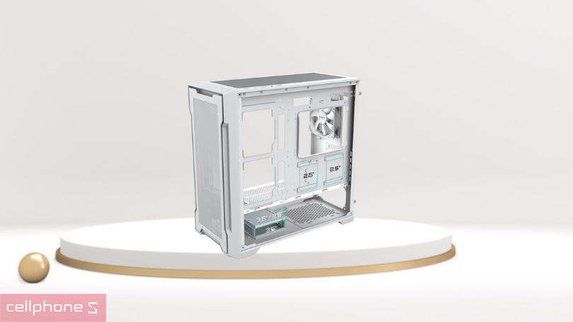Case máy tính Gigabyte C102 Glass 102GI - Xây dựng dàn PC đẹp mắt, mạnh mẽ