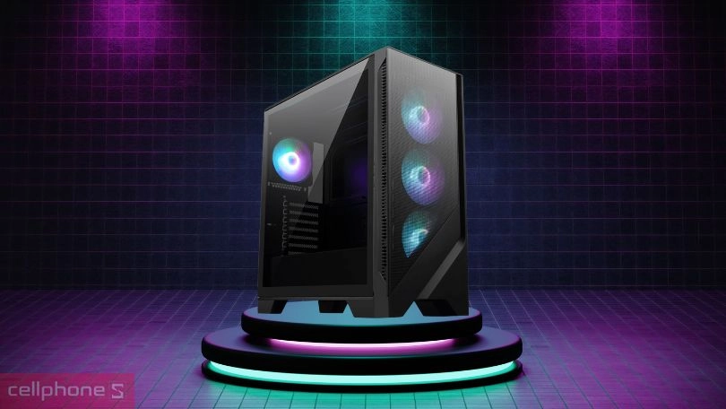 Case máy tính MSI MAG FORGE 320R AIRFLOW - Nâng tầm tản nhiệt, làm mát tối đa