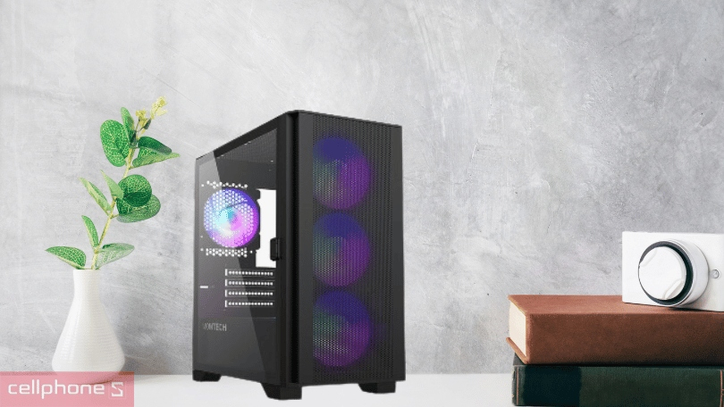 Thiết kế case máy tính Montech Air 100 A-RGB (M-ATX)