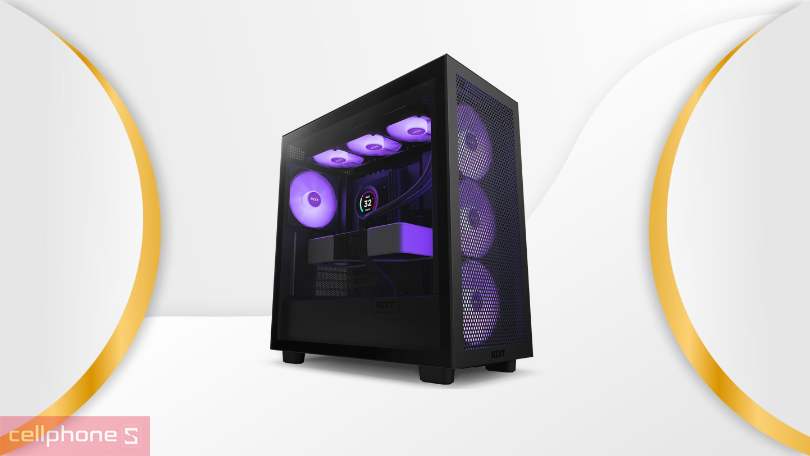 Case máy tính NZXT H7 Flow RGB ATX