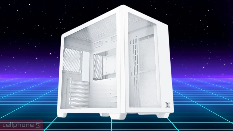 Case máy tính Xigmatek Aqua III Arctic - Thiết kế thanh lịch và thoáng khí tối ưu