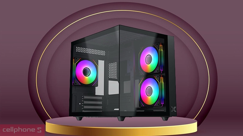 Case máy tính Xigmatek Aqua M LITE 3GF M-ATX - Thiết kế đẹp, tản nhiệt tốt