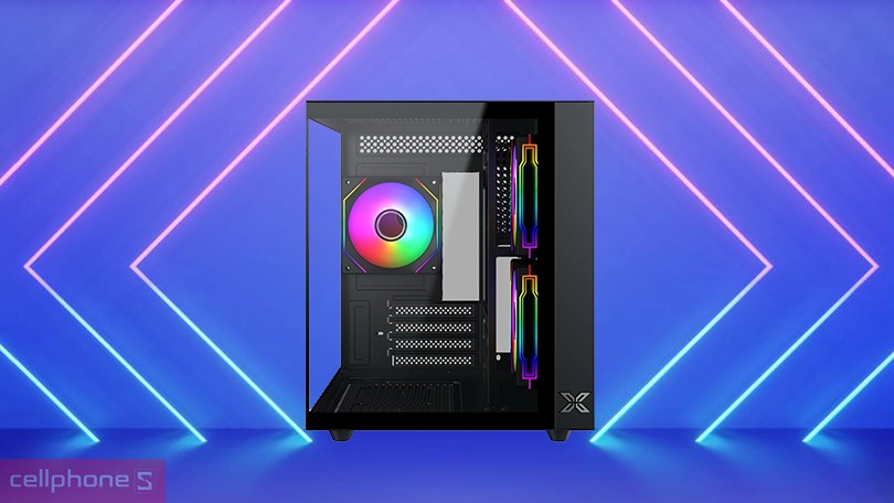 Case máy tính Xigmatek Aqua M LITE 3GF M-ATX - Thiết kế đẹp, tản nhiệt tốt
