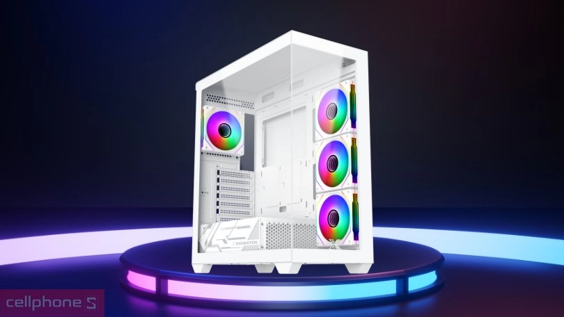 Case máy tính Blast Arctic 4GF E-ATX - Ngoại hình nổi bật, kết nối đa dạng