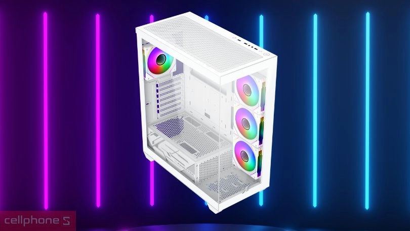 Case máy tính Blast Arctic 4GF E-ATX - Ngoại hình nổi bật, kết nối đa dạng