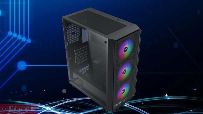 Case máy tính Xigmatek Duo X 3F E-ATX - Thiết kế tối ưu luồng không khí, hỗ trợ linh kiện cao cấp