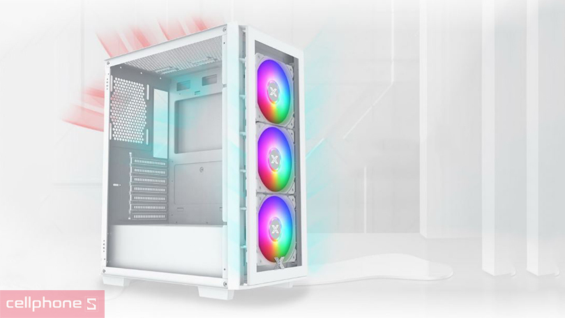 Đánh giá case máy tính Xigmatek Elite 1 Artic 3F