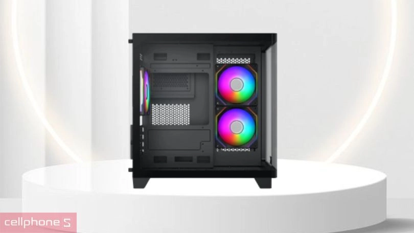 Thiết kế case máy tính Xigmatek PANO M Nano 3GF M-ATX đen