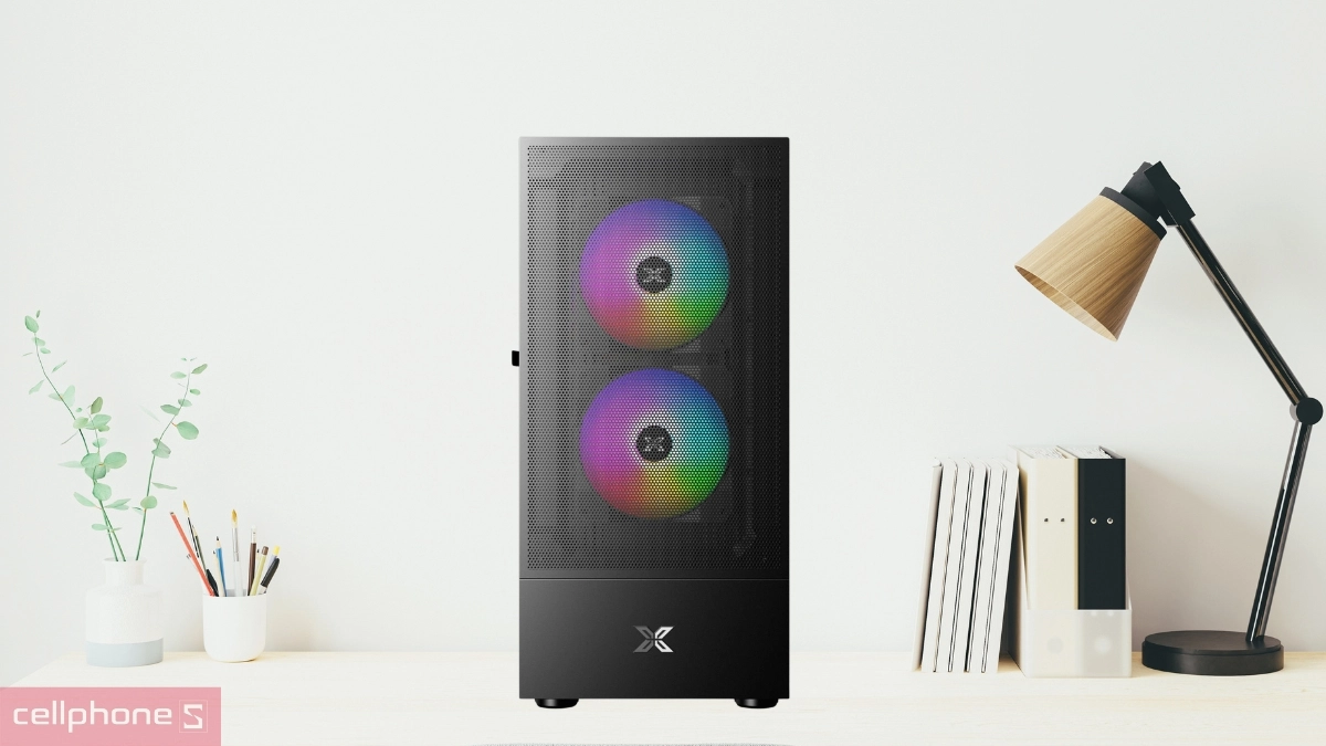 Khả năng tản nhiệt ấn tượng thông qua hệ thống quạt và radiator của case máy tính Xigmatek SKY III 3F ATX