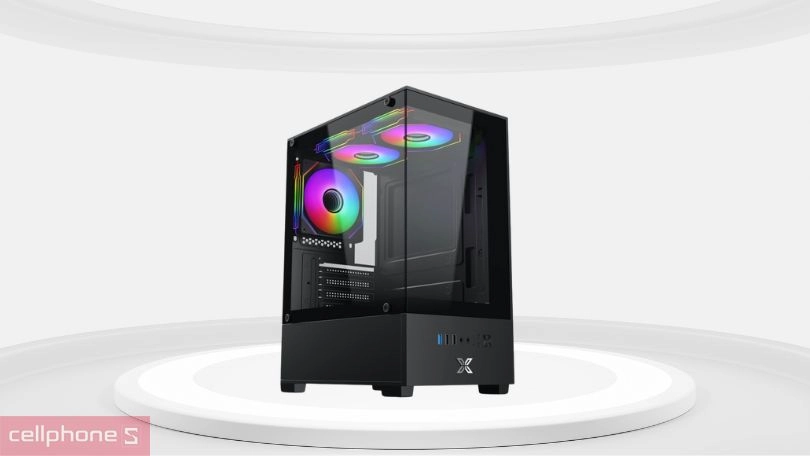 Hiệu suất làm mát của case máy tính Xigmatek View 3GF M-ATX