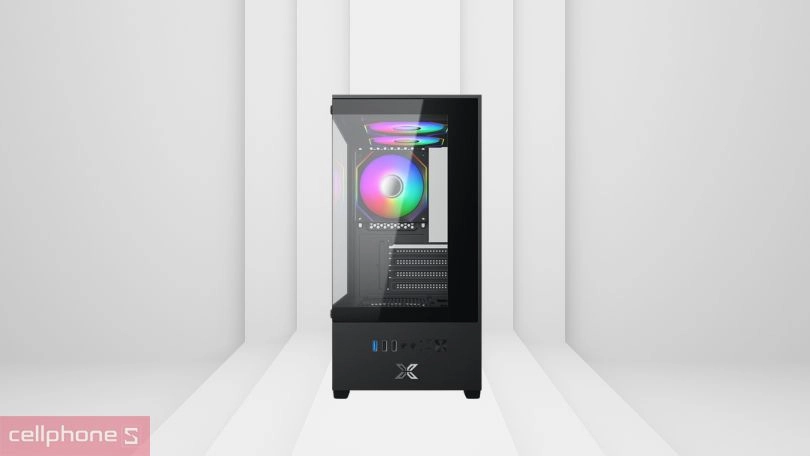 Chất liệu, kích thước case máy tính Xigmatek View 3GF M-ATX