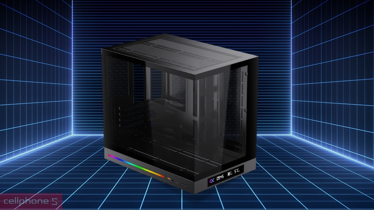Thiết kế case máy tính Xigmatek Xigmatek Cloud M DGT M-ATX