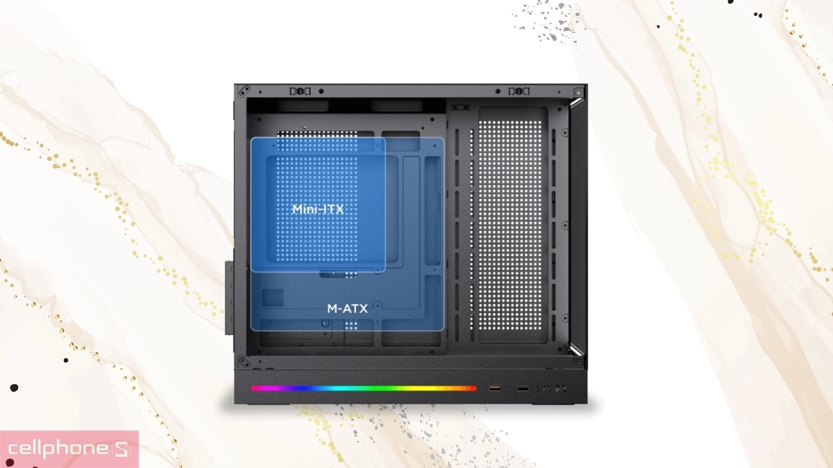 Khoa chứa case máy tính Xigmatek Xigmatek Cloud M DGT M-ATX
