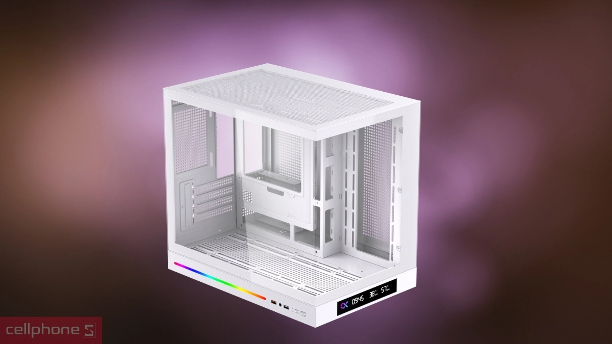 Màn hình case máy tính Xigmatek Xigmatek Cloud M DGT M-ATX Arctic